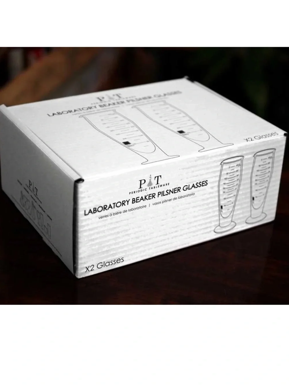 Periodic Tableware set clear
